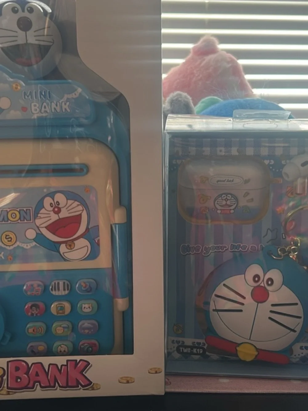 Doraemon Blue bank-Earbuds